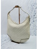 GUCCI GUCCISSIMA PRINCY HOBO OFF WHITE LEATHER SHOULDER BAG