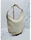 GUCCI GUCCISSIMA PRINCY HOBO OFF WHITE LEATHER SHOULDER BAG