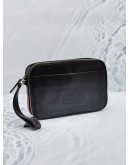 BALLY THAMAS SIGNATURE DARK BROWN CLUTCH