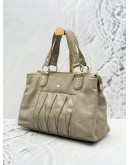 BRAUN BUFFEL TOTE BAG IN BEIGE CALFSKIN LEATHER