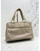 BRAUN BUFFEL TOTE BAG IN BEIGE CALFSKIN LEATHER