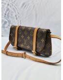 LOUIS VUITTON BROWN MONOGRAM CANVAS POCHETTE MARELLE BELT BAG 