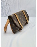 LOUIS VUITTON BROWN MONOGRAM CANVAS POCHETTE MARELLE BELT BAG 