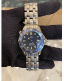 OMEGA SEAMASTER DIVER 300M BLUE DIAL 36MM QUARTZ WATCH