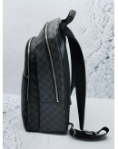 (LIKE NEW) LOUIS VUITTON MICHAEL BACKPACK IN BLACK DAMIER GRAPHITE CANVAS WITH DOUBLE ZIP