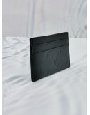 (BRAND NEW) LOUIS VUITTON DOUBLE CARD HOLDER IN BLACK MONOGRAM SHADOW CALF LEATHER -FULL SET-