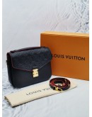 (LIKE NEW) LOUIS VUITTON METIS MIDNIGHT BLUE MONOGRAM EMPREINTE LEATHER FLAP BAG WITH REMOVABLE STRAP -FULL SET-