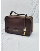 BRAUN BUFFEL BROWN LEATHER DUAL COMPARTMENT CROSSBODY BAG 