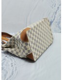 LOUIS VUITTON HAMPSTEAD PM DAMIER AZUR CANVAS WITH LEATHER TRIM SHOULDER BAG