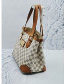 LOUIS VUITTON HAMPSTEAD PM DAMIER AZUR CANVAS WITH LEATHER TRIM SHOULDER BAG