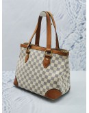 LOUIS VUITTON HAMPSTEAD PM DAMIER AZUR CANVAS WITH LEATHER TRIM SHOULDER BAG