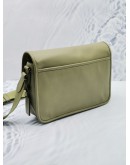 (LIKE NEW) 2024 COACH MOSS COLOR SOFT CALF LEATHER LEAGUE MESSENGER FLAP BAG 