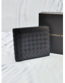 BOTTEGA VENETA INTRECCIATO BI-FOLD WALLET IN BROWN LEATHER