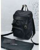 YSL SAINT LAURENT HUNTING CANVAS / LEATHER BACKPACK 