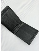 LOUIS VUITTON MULTIPLE WALLET IN BLACK TAIGA LEATHER 