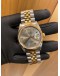 (LIKE NEW) ROLEX DATEJUST 36 REF 16233 HALF 18K 750 YELLOW GREY DIAL 36MM AUTOMATIC YEAR 2002 WATCH -FULL SET-