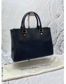 (LIKE NEW) MICHAEL KORS SUTTON SAFFIANO LEATHER IN BLACK WITH GOLD HARDWARE 