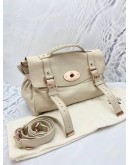 (LIKE NEW) MULBERRY ALEXA CREAM COLOUR WITH ROSE GOLD HARDWARE BAG 