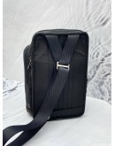 TUMI ALPHA BRAVO MONTEREY CROSSBODY BAG IN BLACK CANVAS & LEATHER