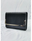 LOUIS VUITTON BLACK LIZARD LEATHER ROSSMORE CROSSBODY BAG 