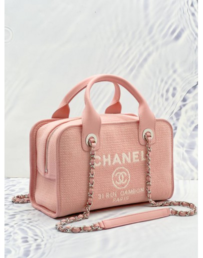 (UNWORN) 2023 CHANEL DEAUVILLE BOSTON MICROCHIP