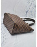 (LIKE NEW) LOUIS VUITTON SALEYA PM IN BROWN DAMIER EBENE CANVAS HANDLE BAG 