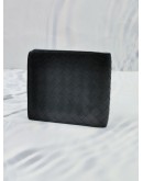 BOTTEGA VENETA INTRECCIATO WOVEN LEATHER BILLFOLD WALLET