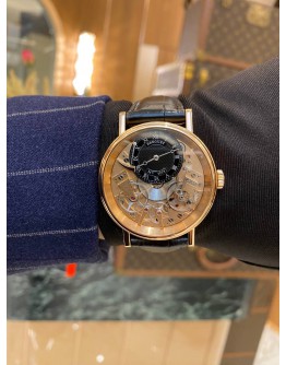 (LIKE NEW) BREGUET TRADITION REF 7057BR 18K 750 ROSE GOLD 40MM AUTOMATIC VERY NICE YEAR 2017 WATCH -FULL SET-