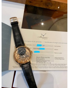 (LIKE NEW) BREGUET TRADITION REF 7057BR 18K 750 ROSE GOLD 40MM AUTOMATIC VERY NICE YEAR 2017 WATCH -FULL SET-