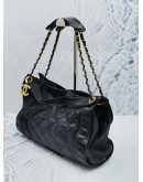 CHANEL MEDIUM IN THE MIX TOTE SHOULDER BAG IN BLACK QUILTED CALFSKIN LEATHER