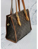 LOUIS VUITTON POPINCOURT HAUT BROWN MONOGRAM CANVAS SHOULDER BAG 