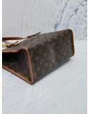 LOUIS VUITTON POPINCOURT HAUT BROWN MONOGRAM CANVAS SHOULDER BAG 