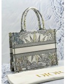 (LIKE NEW) CHRISTIAN DIOR BOOK TOTE MULTIPLE COLOR LIFE EMBROIDERY LIMITED EDITION BAG