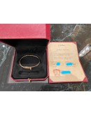 (UNUSED) 2022 CARTIER JUSTE UN CLOU BRACELET NO 17 ROSE GOLD -FULL SET- 