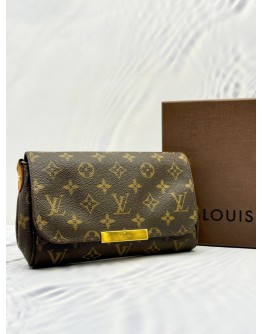 LOUIS VUITTON FAVOURITE PM IN BROWN MONOGRAM CANVAS -FULL SET-