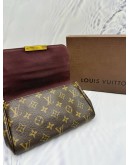 LOUIS VUITTON FAVOURITE MM IN BROWN MONOGRAM CANVAS -FULL SET-