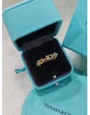 (LIKE NEW) 2024 TIFFANY & CO HARDWEAR 18K YELLOW GOLD MICRO LINK RING SIZE 6.5 -FULL SET-