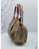 GUCCI SUKEY DIAMANTE GG CANVAS TOTE SHOULDER BAG