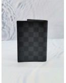 2024 MICROCHIP LOUIS VUITTON PASSPORT COVER BLACK DAMIER GRAPHITE CANVAS -FULL SET-