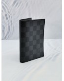 2024 MICROCHIP LOUIS VUITTON PASSPORT COVER BLACK DAMIER GRAPHITE CANVAS -FULL SET-