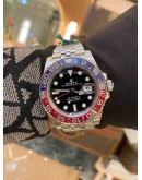 (UNUSED) 2020 ROLEX GMT-MASTER ll PEPSI REF 126710BLRO JUBILEE 40MM AUTOMATIC WATCH -FULL SET-