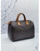 LOUIS VUITTON SPEEDY 30 BROWN MONOGARM CANVAS HANDLE BAG 