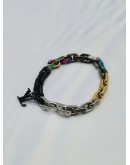 LOUIS VUITTON X VIRGIL ABLOH CHAIN BRACELET ENGRAVED MONOGRAM MULTICOLOR 