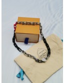 2023 LOUIS VUITTON X YAYOI KUSAMA COLLABORATION COLLIER MONOGRAM 3 TONE DOTS CHAIN NECKLACE 