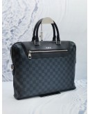 LOUIS VUITTON PORTE-DOCUMENTS JOUR MM BLUE DAMIER GRAPHITE CANVAS WITH BLACK LEATHER  