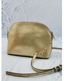 MICHAEL KORS EMMY SMALL CROSSBODY BAG IN GOLD COLOR 