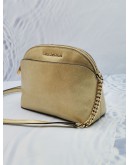 MICHAEL KORS EMMY SMALL CROSSBODY BAG IN GOLD COLOR 