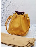 LOUIS VUITTON M44109 PETIT NOE PM YELLOW EPI LEATHER SHOULDER BAG