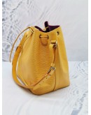 LOUIS VUITTON M44109 PETIT NOE PM YELLOW EPI LEATHER SHOULDER BAG