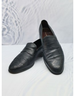 ROSSETTI CLASSE BLACK LEATHER LOAFER SIZE 8